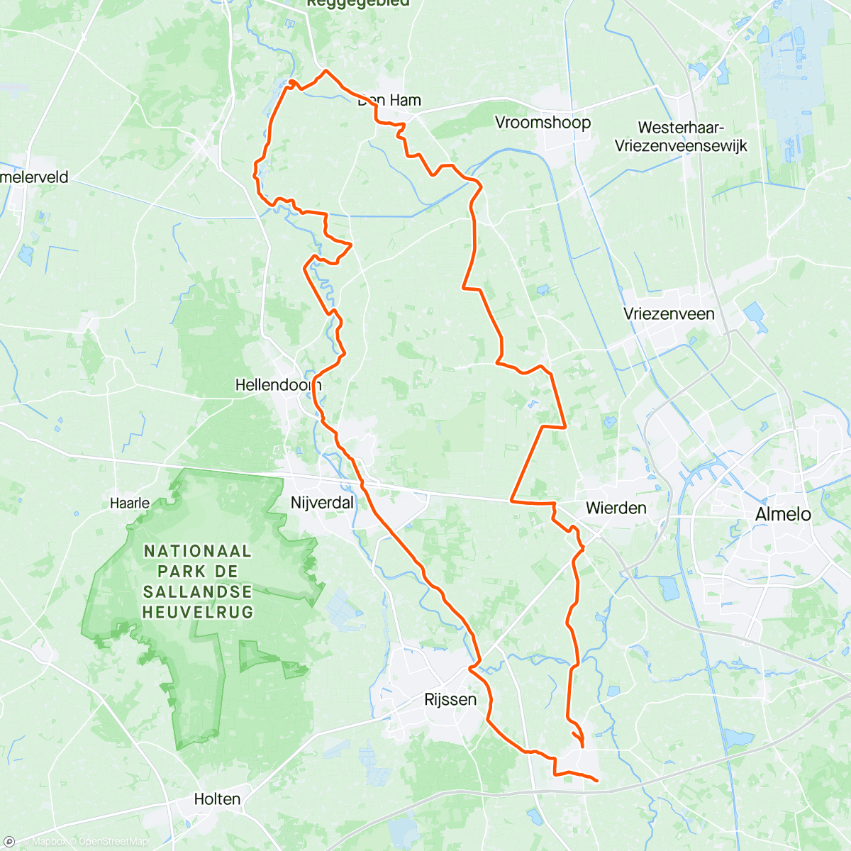 Mapa de la actividad (Gezellig toeren met 6 dames! 🚴‍♀️)