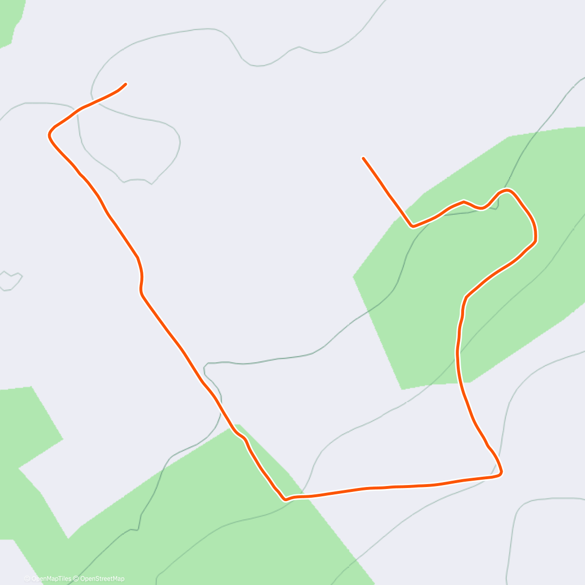 Map of the activity, Farm Walk with Cheddar
