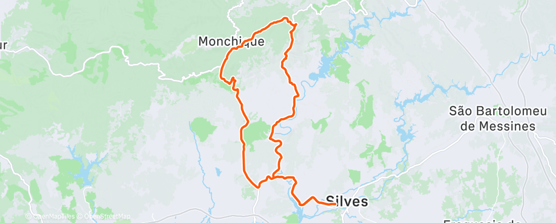 Карта физической активности (Volta de bicicleta matinal)