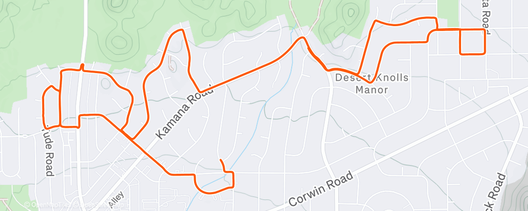 Карта физической активности (Cycling)