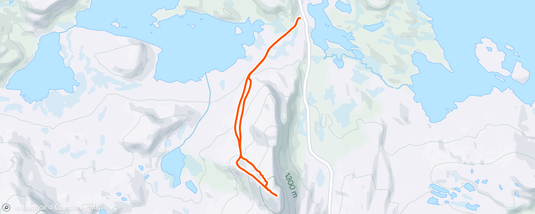 Map of the activity, Bitihorn