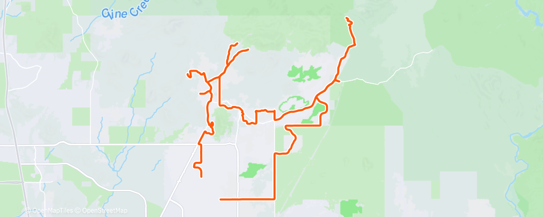 アクティビティ「Cycling」の地図