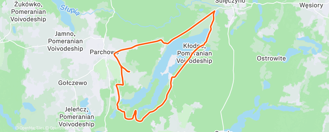 Map of the activity, Afternoon Gravel Ride