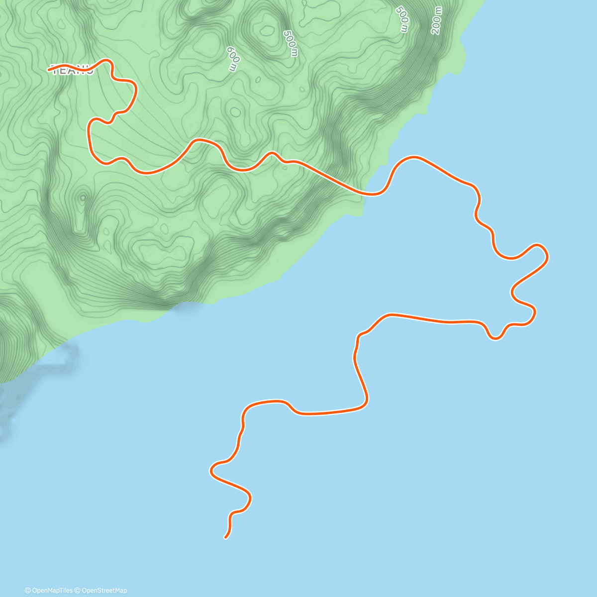 Карта физической активности (Zwift - Pre-Race Warm-up on Tempus Fugit in Watopia)