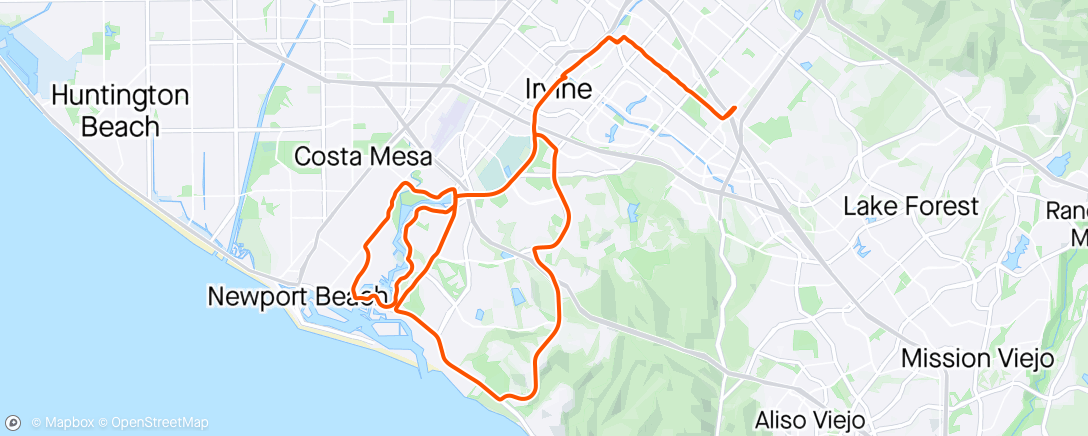 Map of the activity, Afternoon Ride - Road riding is like running. The thought of it is meh but once you’re out there, it’s nice.