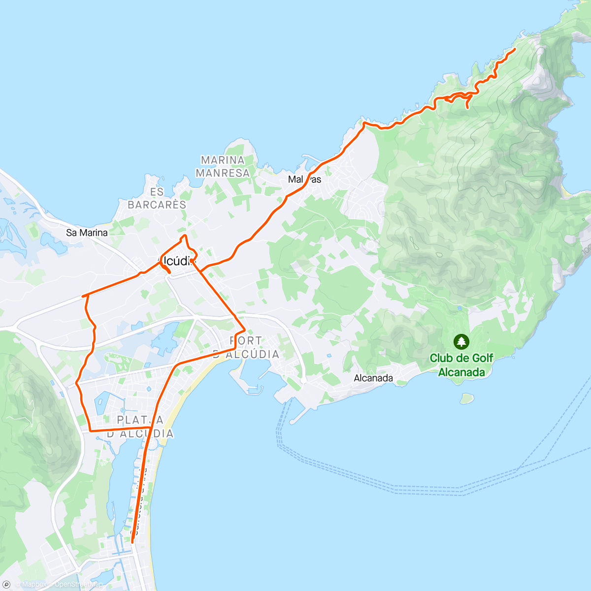 Map of the activity, 🏝️ Tourisme