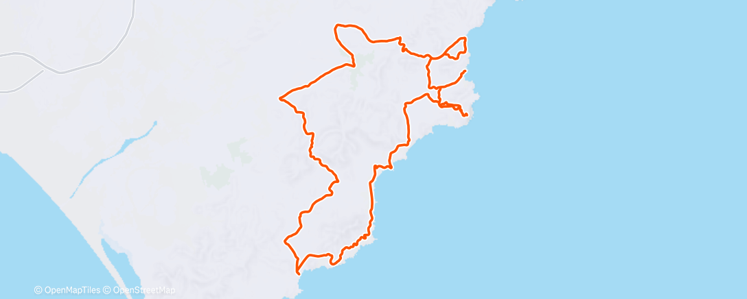 Карта физической активности (Bicicleta de montaña matutina)