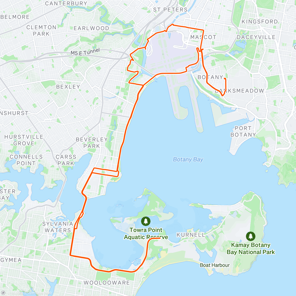 Map of the activity, Morning Ride