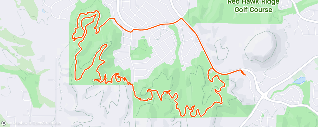 Mapa de la actividad (Morning Ride)