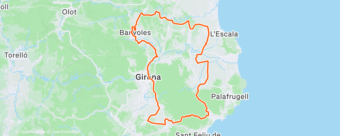 Map of the activity, Sunday base