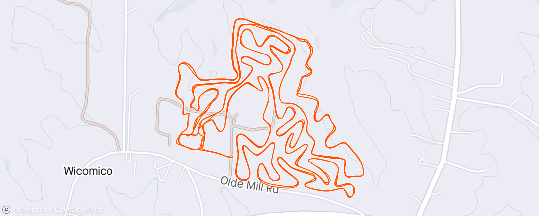 Map of the activity, Won day one, my fitness SUCKS