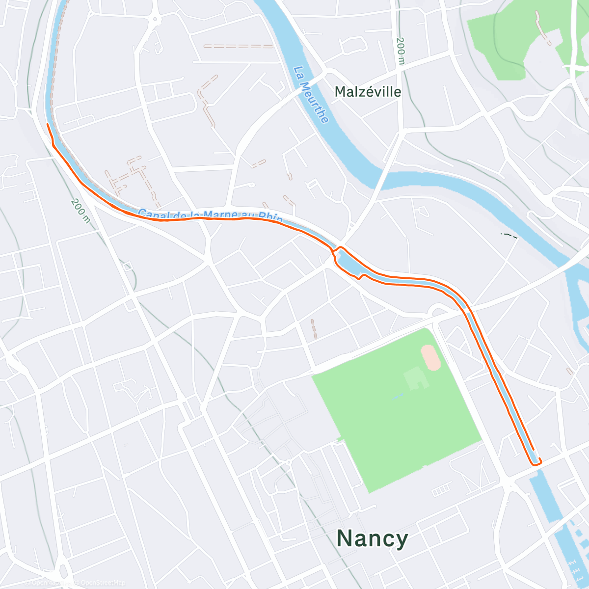 Map of the activity, La reprise tranquille après 3 semaines