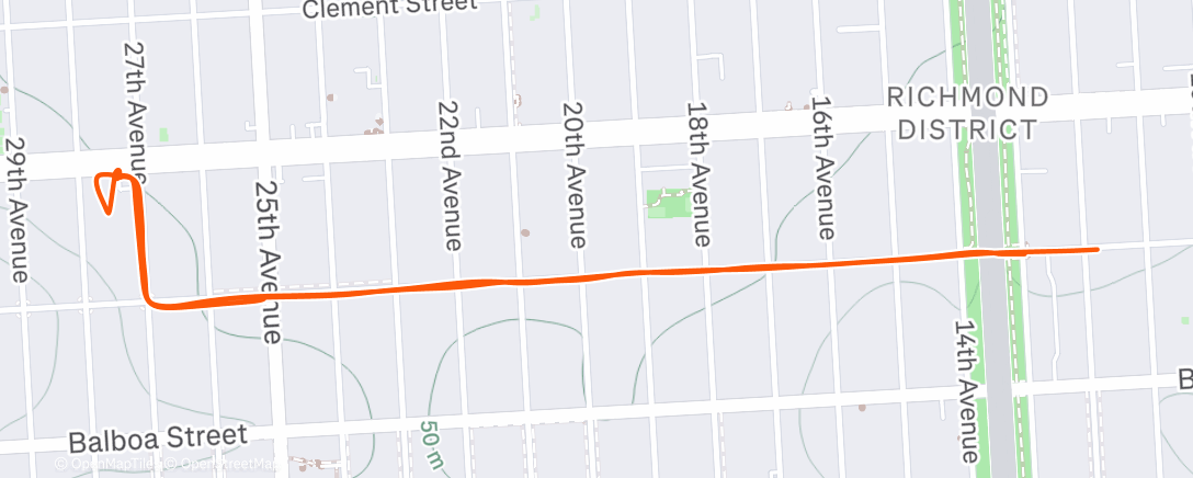 Mappa dell'attività Afternoon Ride