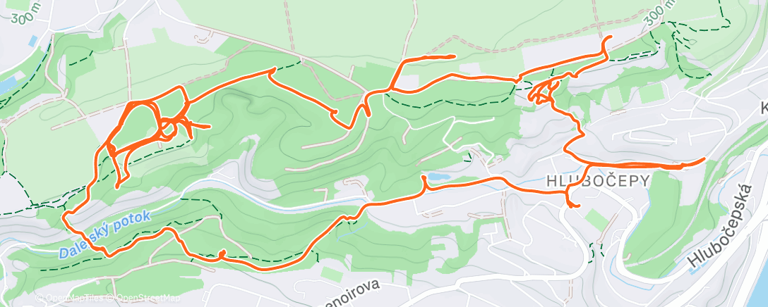 Map of the activity, DOB Tábornický profi