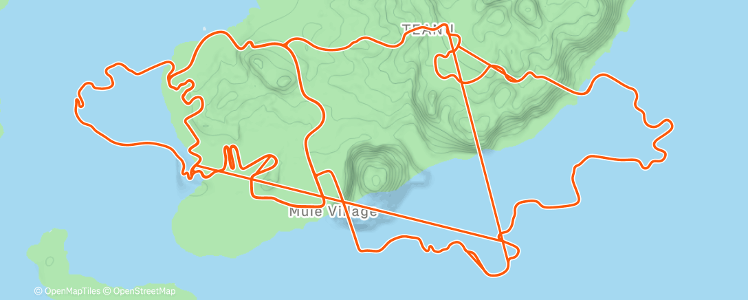 Map of the activity, Zwift - Tempus Fugit in Watopia