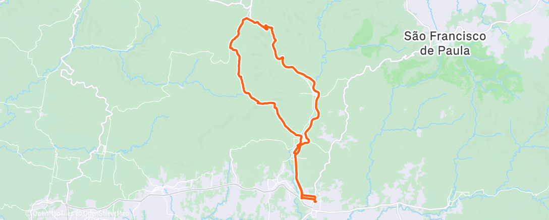 Карта физической активности (Pedalada em gravel bike matinal)