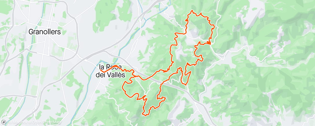 Karte der Aktivität „La Roca del Vallés”