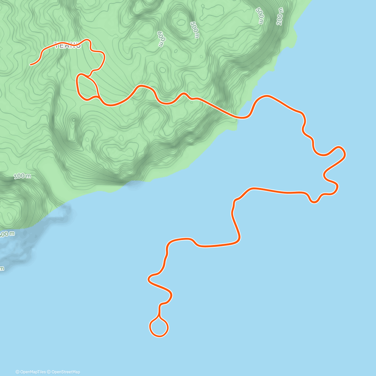 Map of the activity, ☁️ Zwift - Tempus Fugit in Watopia