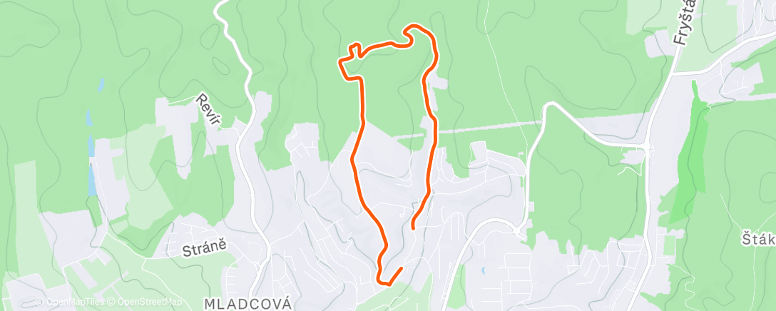 Карта физической активности (Lunch Hike)