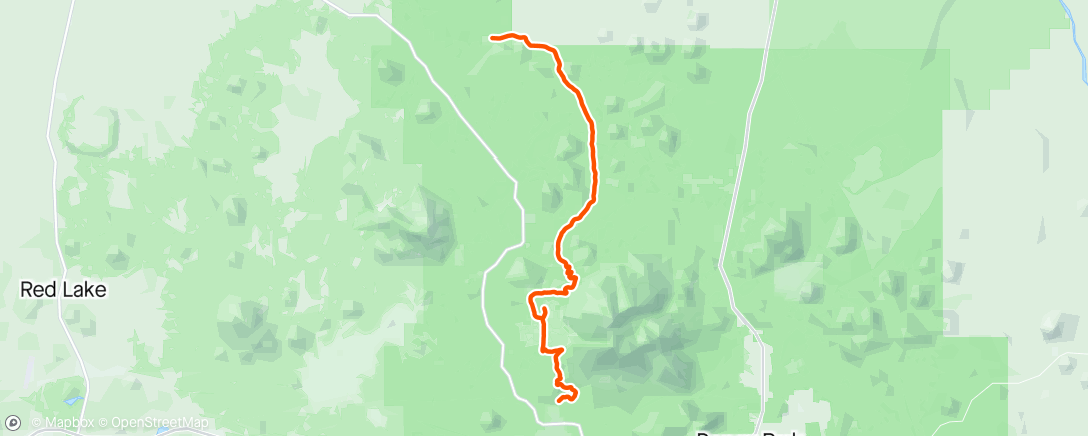 Map of the activity, Stagecoach 55K