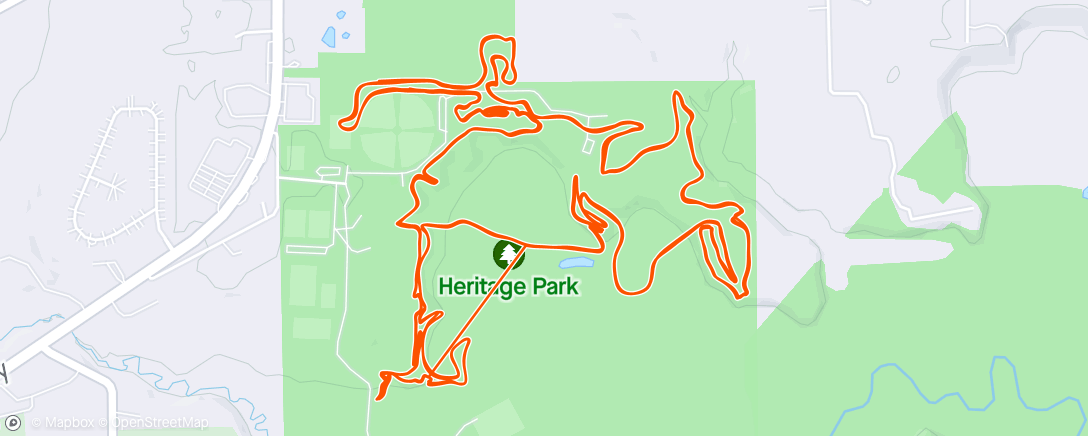 Map of the activity, Flat tires suck