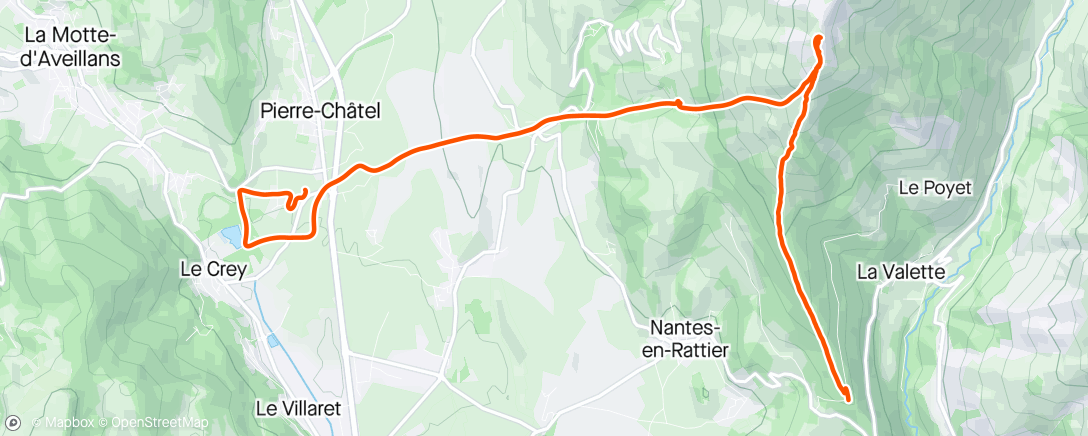 Map of the activity, Piquet de Nantes marche et vol