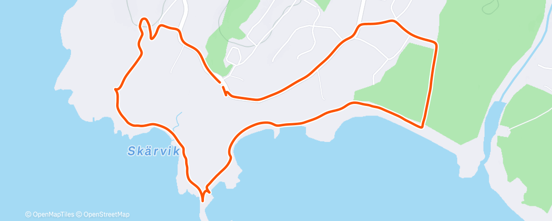 Map of the activity, Härligt väder promenad