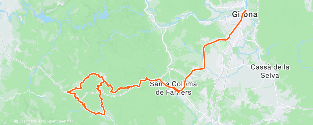 アクティビティ「Morning Ride」の地図