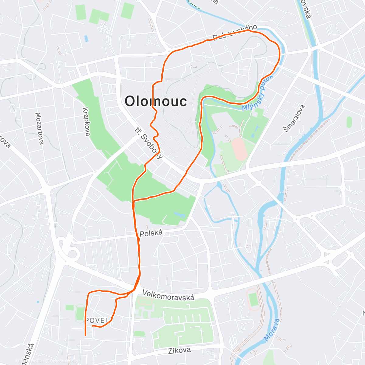 Карта физической активности (Run for photo)