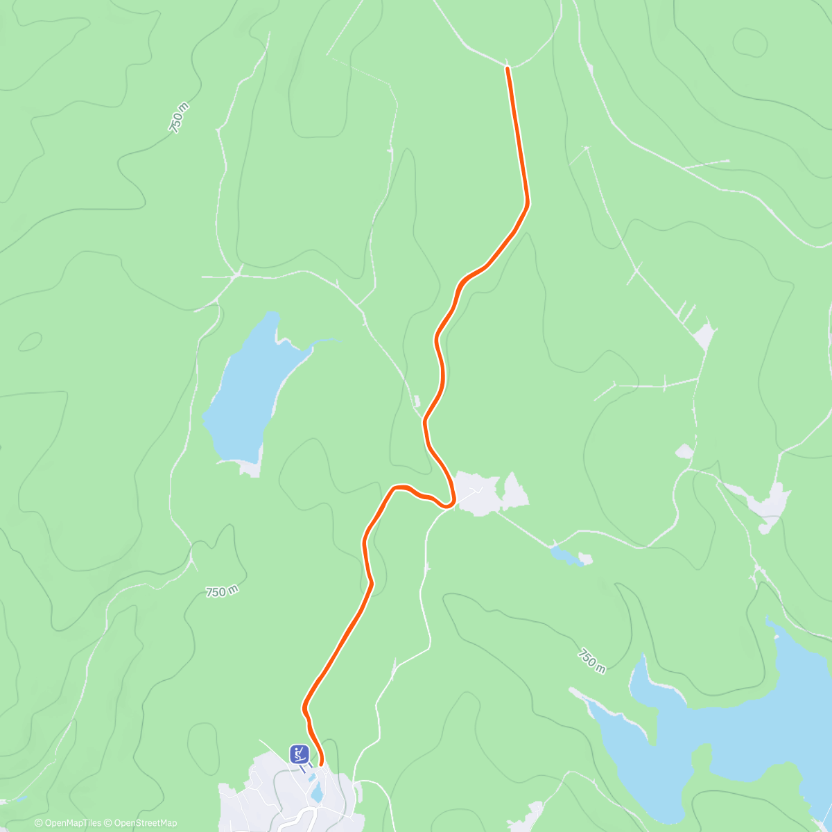 Map of the activity, Po roce na běžky