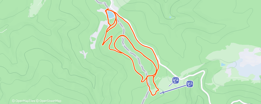 Map of the activity, Ski Nordisch am Morgen