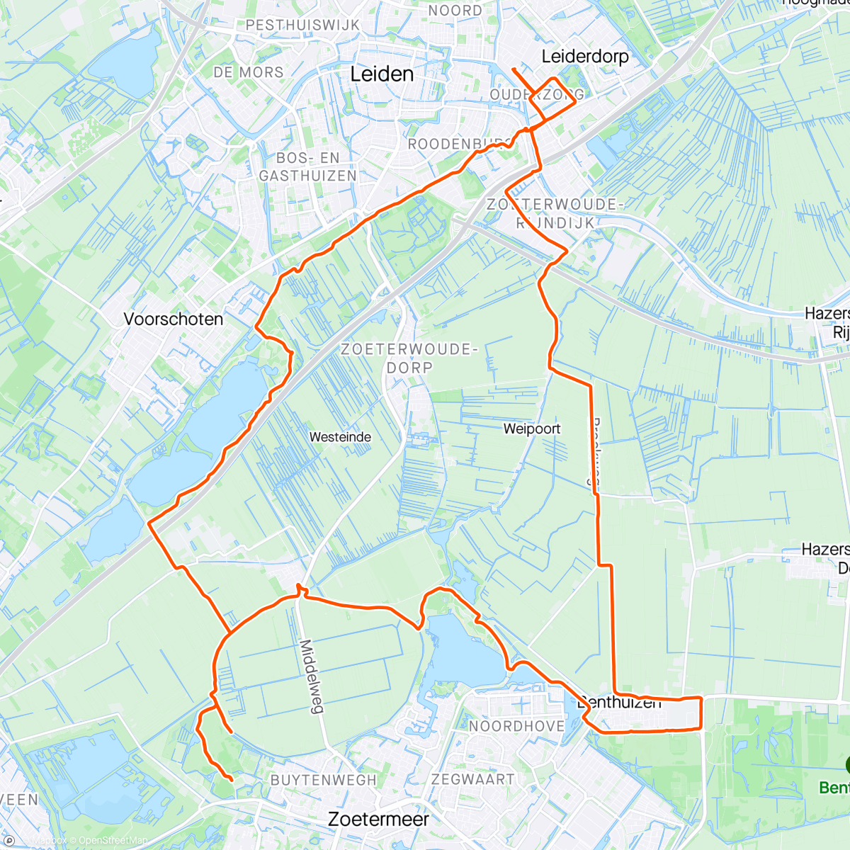 Map of the activity, Amstel Windrit