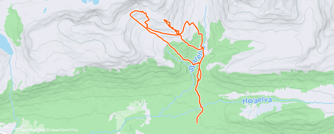 Karte der Aktivität „Morning Nordic Ski”