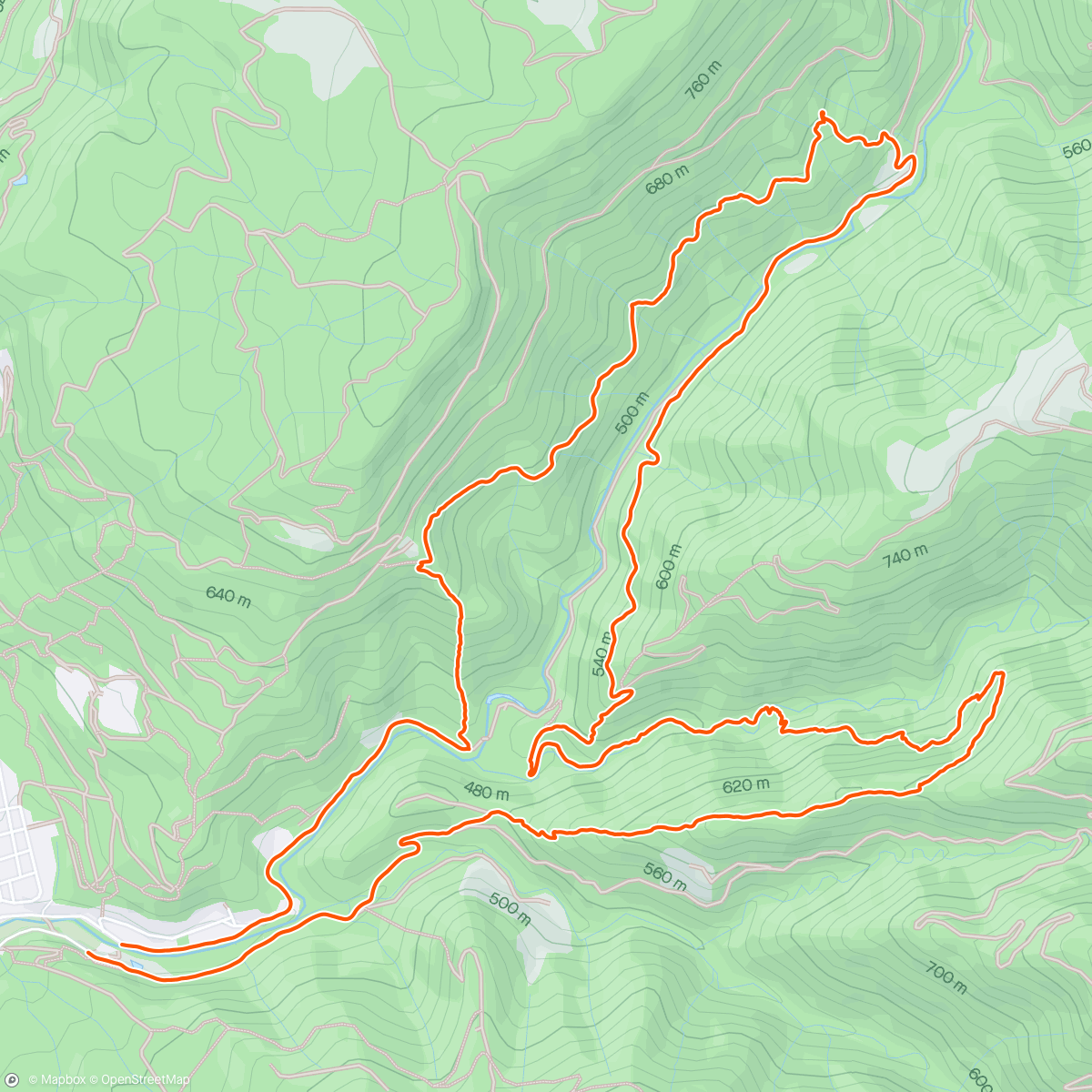 Mapa da atividade, Entrenament Vall del Congost by la grupeta xuli 😜💪💃🌴🌴