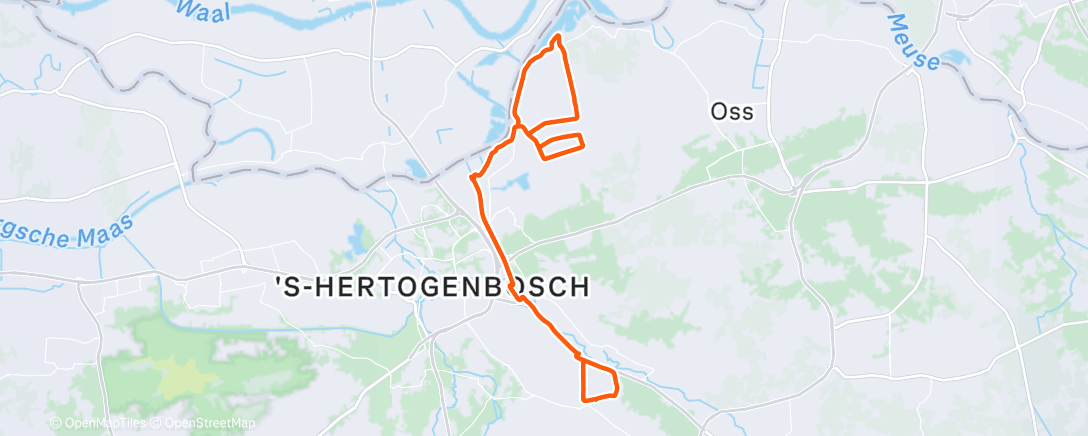 Map of the activity, WVS JV-NM Training