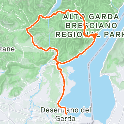 Fahrt am Morgen mit Kurt Lago di Idro Lago di Garda | 121.2 km Cycling ...