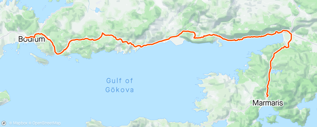 Map of the activity, Tour of Turkey stage 4 🇹🇷