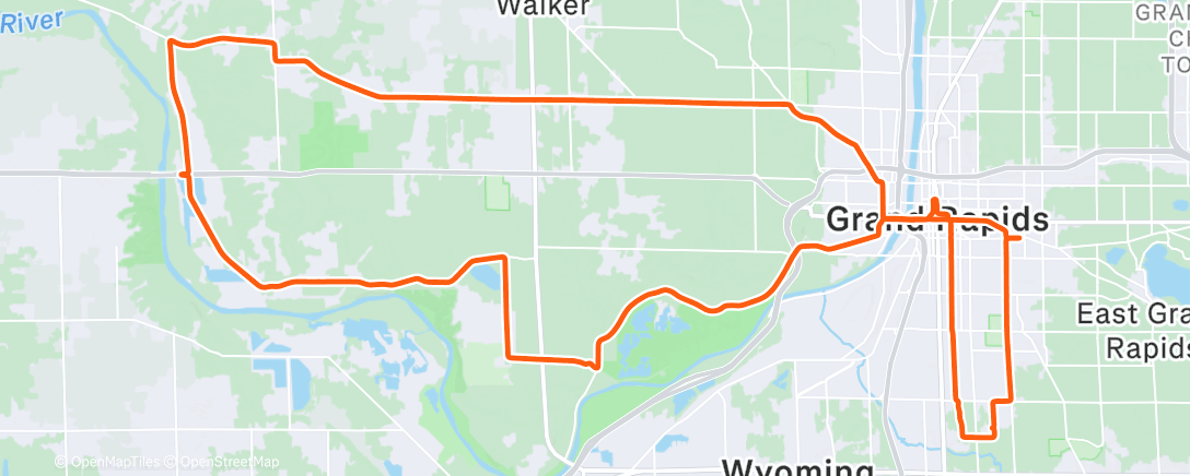 Map of the activity, Dutch weather