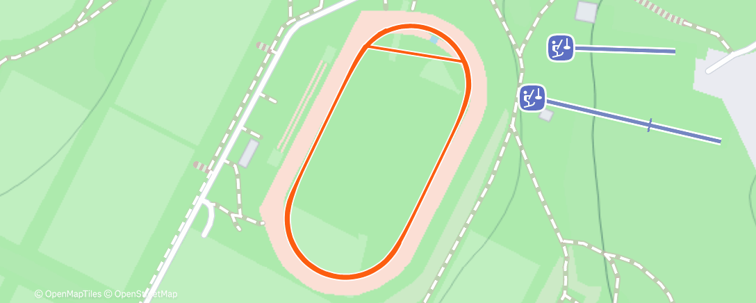 Карта физической активности (Mile, 5x500m/100 float, mile, 5x500m/100 float, mile)