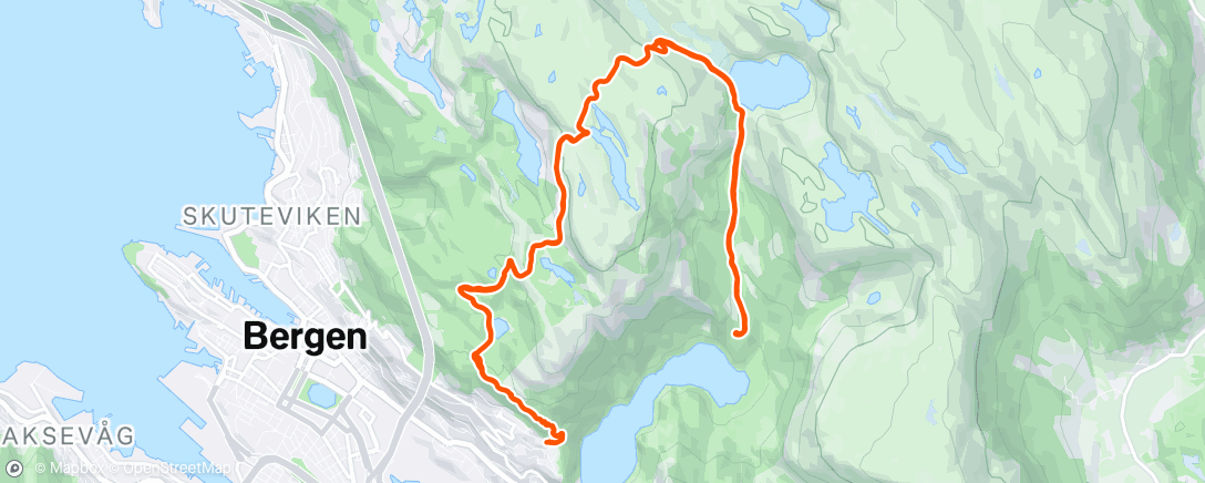 Mappa dell'attività Evening skimo