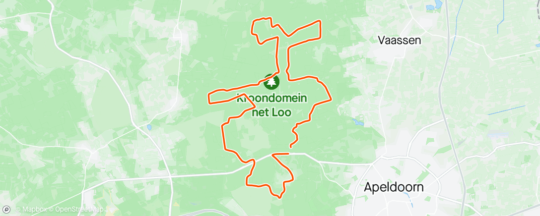 Map of the activity, Kroondomeinen met Lenny