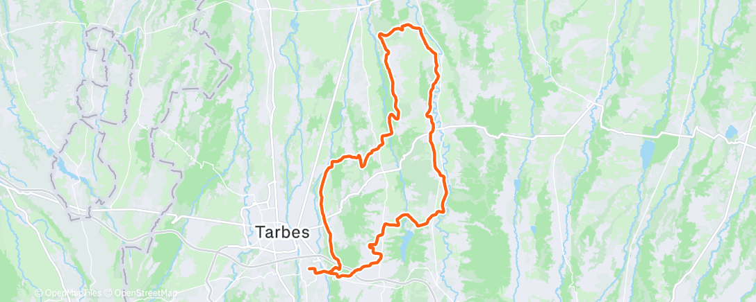 Карта физической активности (Gravel le matin)