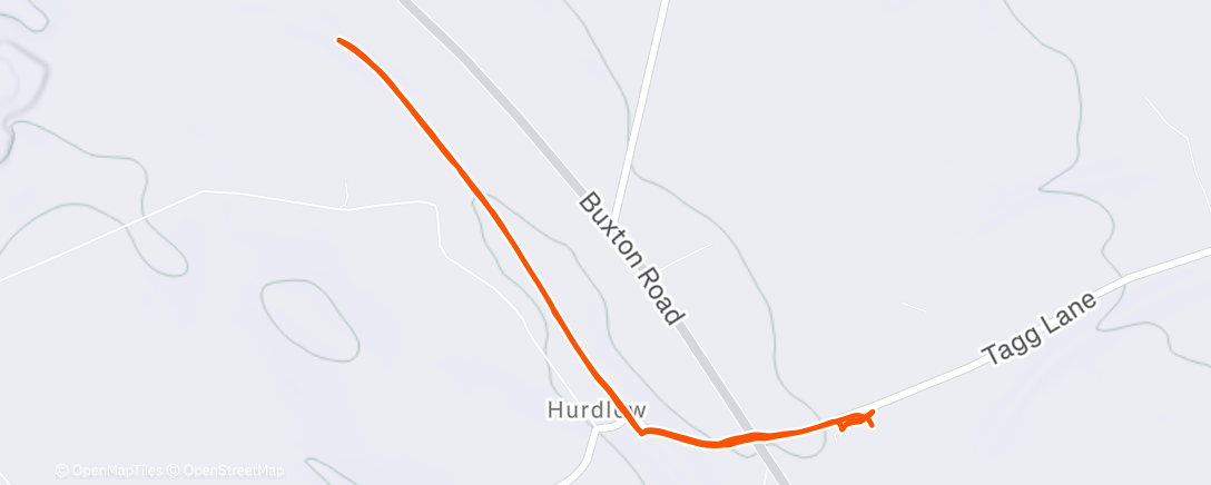 Map of the activity, Afternoon Walk