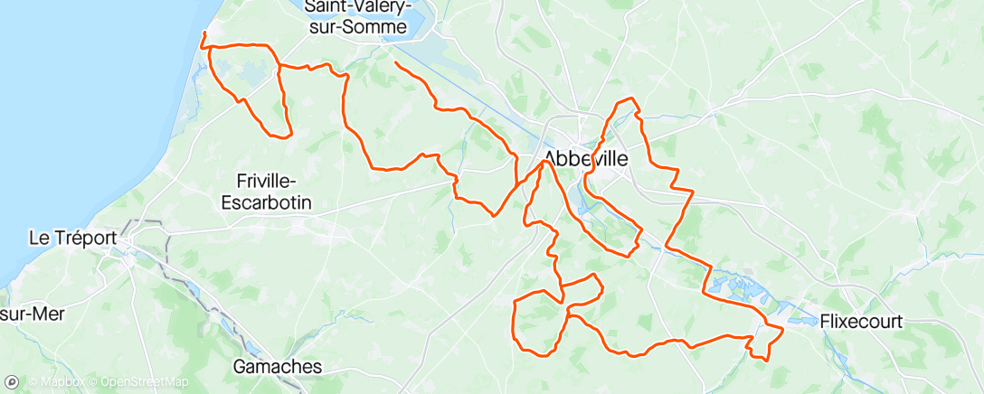 Map of the activity, GP de la Somme 2k24