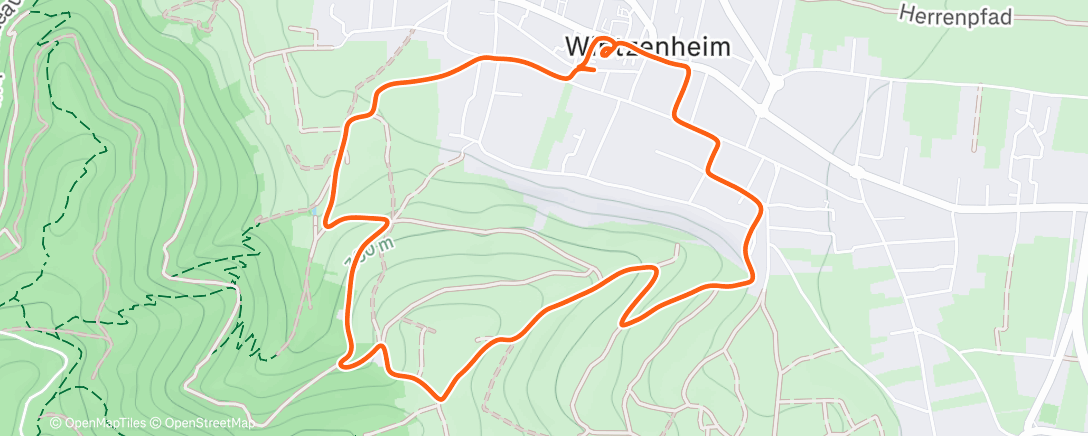 Map of the activity, Petite marche 🚶🏻‍♂️