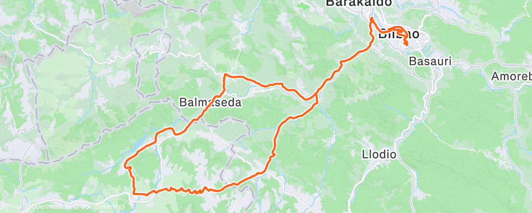 Карта физической активности (Salida con BiziCafe frustrada 🤷🏻‍♂️)