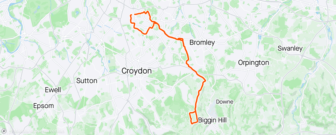 Map of the activity, Evening spin