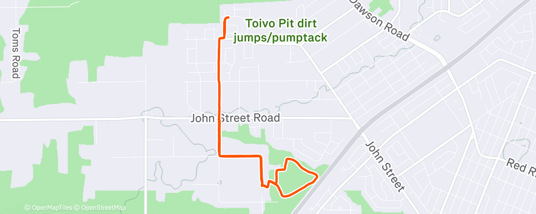 Map of the activity, Between meals