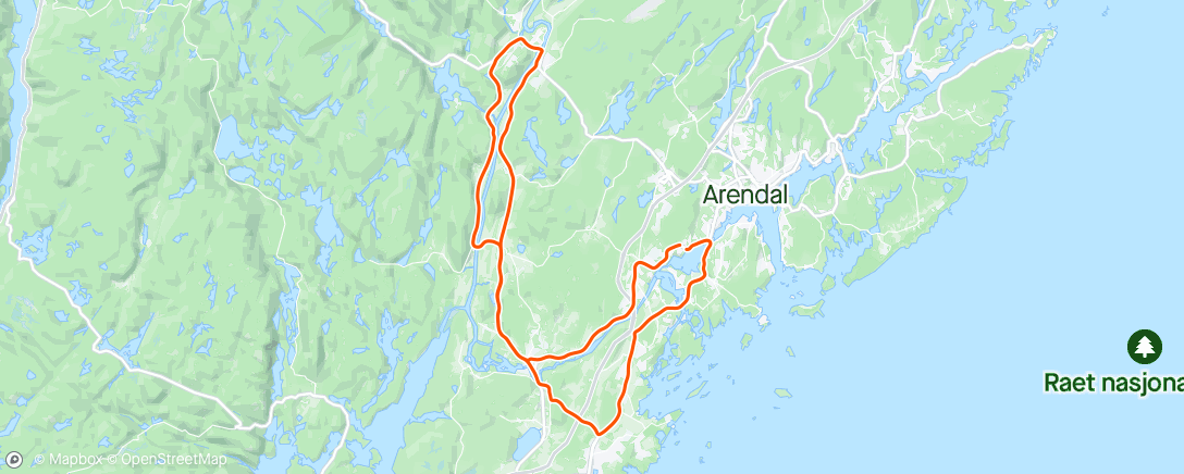 Mapa da atividade, Froland