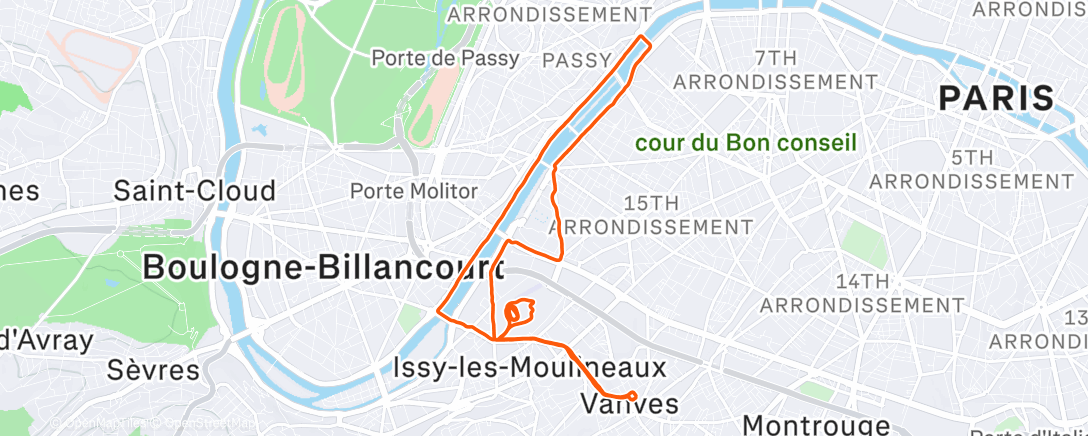 Карта физической активности (Test VMA accompagné du bro)